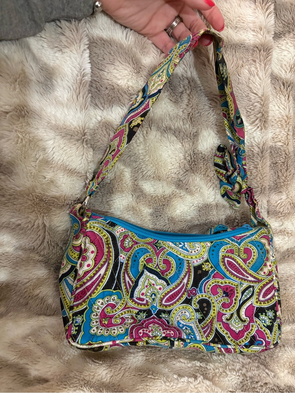 Vera Bradley Paisley Pattern Shoulder Bag- Small & Cute- 💕20yrs old💕